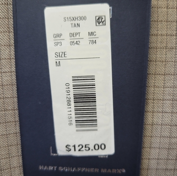 Hart Schaffner Marx Plaid Vest Tan M - Picture 6 of 7
